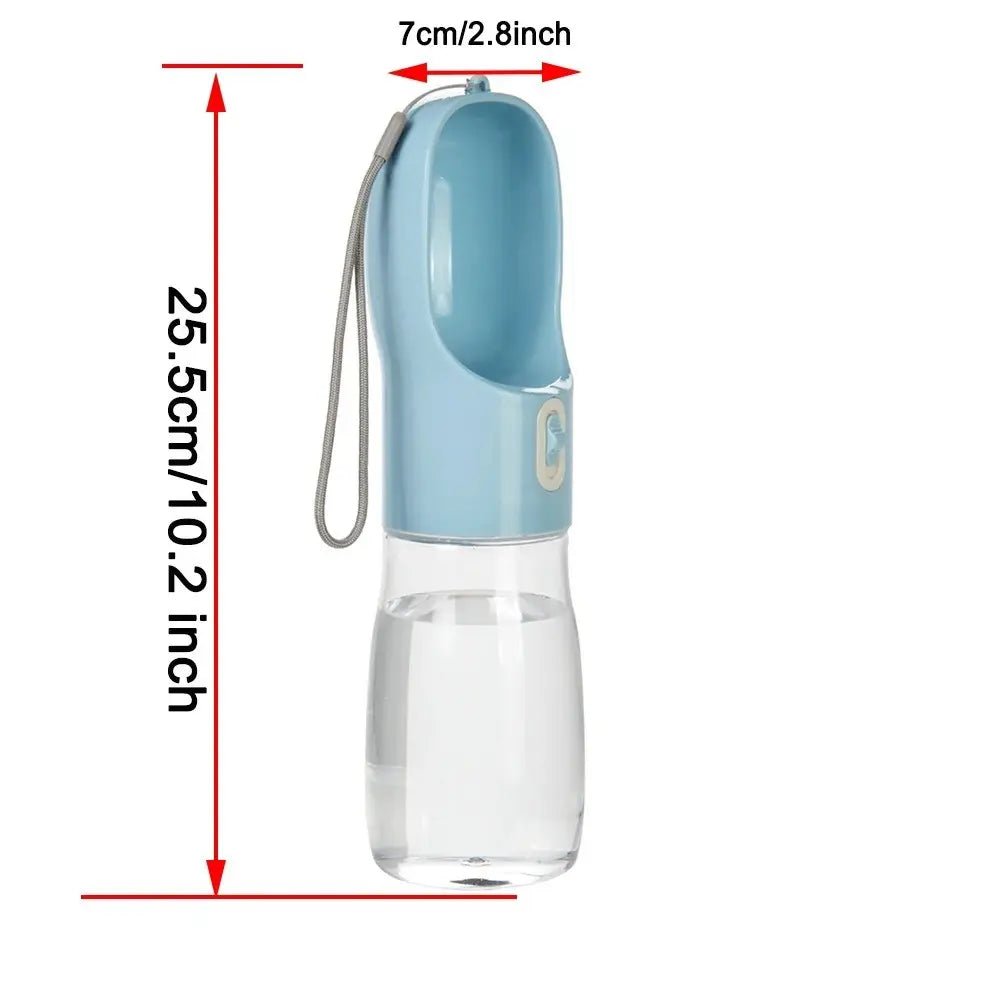 Ultimate Portable Pet Travel Water & Food Bowl - 258ML Water + 200ML Feeder, Leak-Proof and Effortlessly Clean for Outdoor Adventures