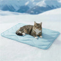 Premium Dog Cooling Mat for Large Dogs - 30"x20" Self-Cooling Pet Pad, Durable & Portable for Indoor/Outdoor Use, Thickened Cool Fiber, QMAX>0.5, Summer Essential, Blue