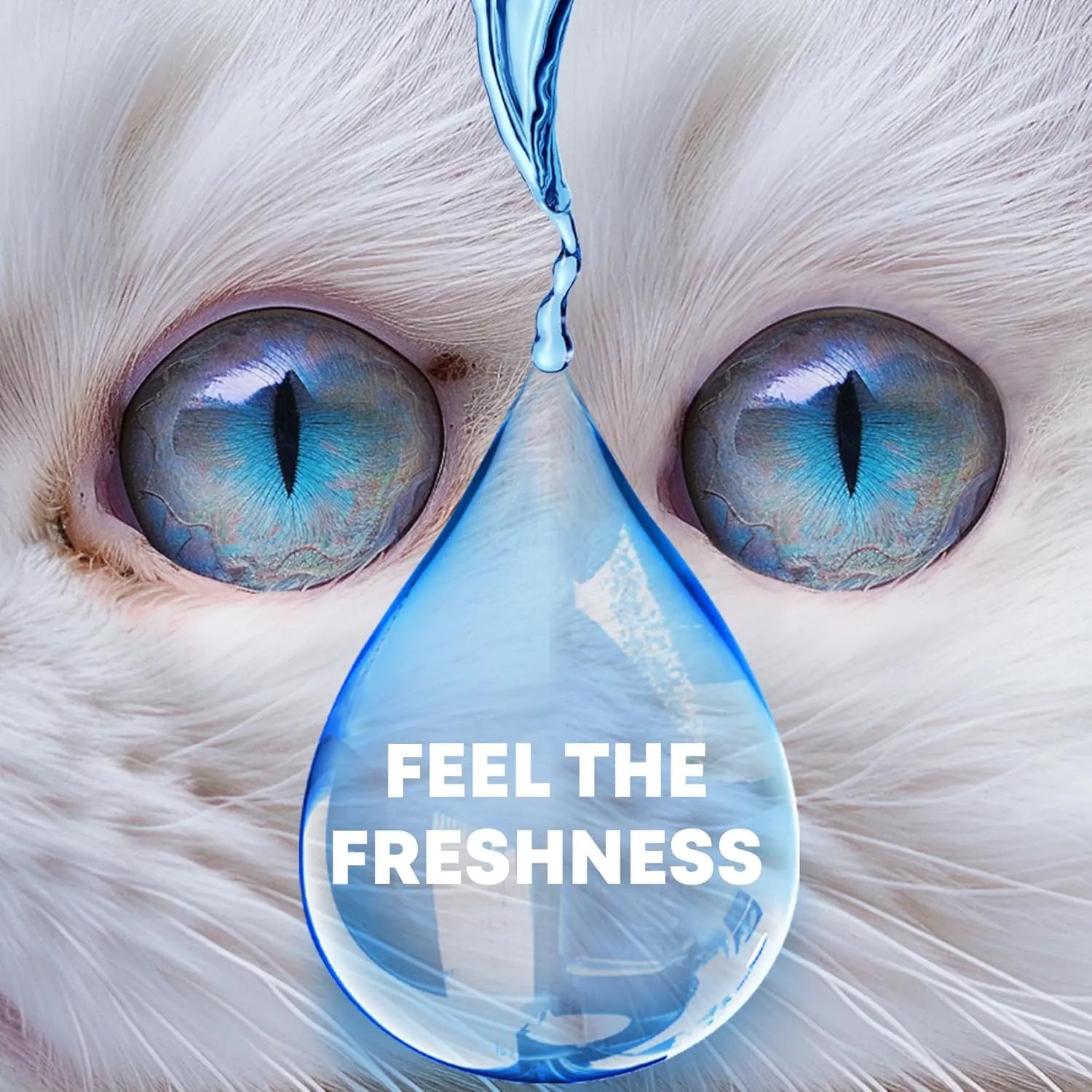 Urbanpluse Pet Eye Drops for Dogs & Cats 10ML Natural Formula Tear Stain Cleaner Soothes Itchy Dry Pink Eyes Safe for Cats and Dogs