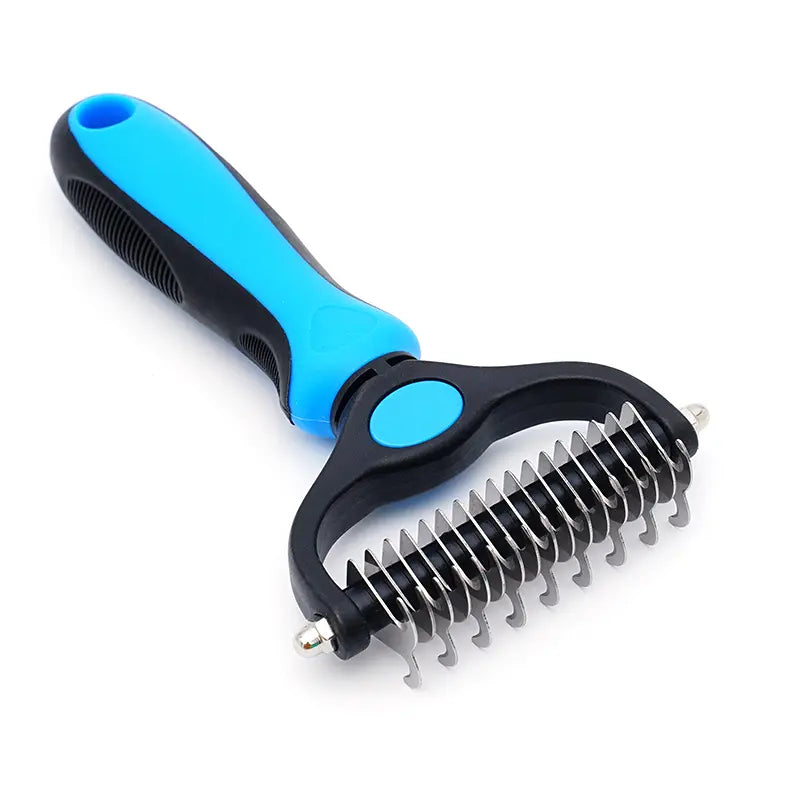 Ultimate Pet Grooming Brush for Dogs & Cats – Double-Sided Shedding Tool for Effortless Grooming and Clean Homes